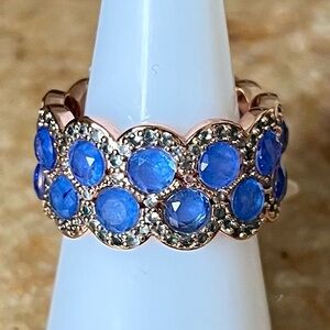 Bomb Party RBP6659 Pretty Perspective Cornflower Blue Ring